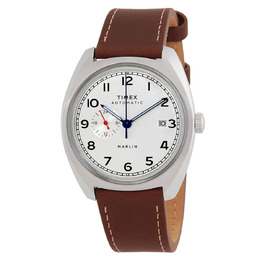 Timex Marlin Automatic Silver Dial Mens Watch TW2V62000 tw2v62000zv
