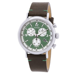 Timex Standard Chronograph Quartz Green Dial Mens Watch TW2V71000 tw2v71000vq