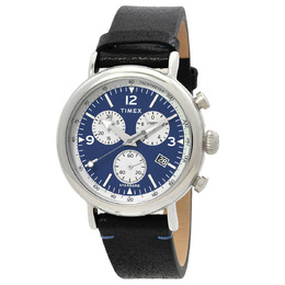 Timex Standard Chronograph Quartz Blue Dial Mens Watch tw2v71100