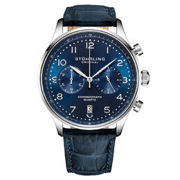 Men's Chrono Blue Dial Watch Stuhrling Original Monaco M17970