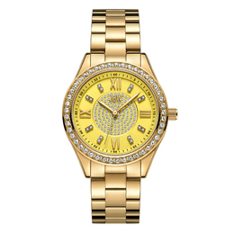 JBW Mondrian 34 Quartz Gold Dial Unisex Watch j6388d