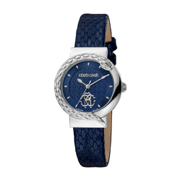 Roberto Cavalli Ladies Quartz Blue Dial Watch rv1l156l1021