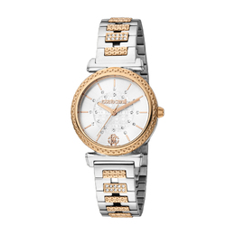 Roberto Cavalli Fashion Watch RC5L025M0095, Ladies' Analog Quartz Silver Dial