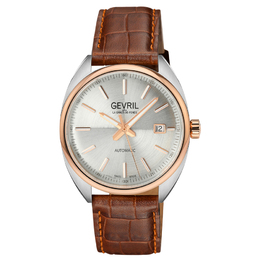 Gevril Five Points Automatic Silver Dial Mens Watch 48700a