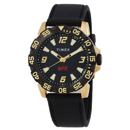 Timex UFC Champ Quartz Black Dial Mens Watch tw2v84400