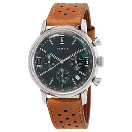 Timex Marlin Chronograph Quartz Green Dial Mens Watch tw2w10100