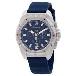 Victorinox I.N.O.X. Chronograph Quartz Blue Dial Mens Watch 241984