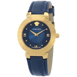Versace Daphnis Quartz Blue Dial Ladies Watch v16040017