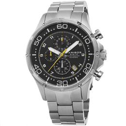 Akribos XXIV Black Mens Watch ak663ssb