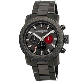 Akribos XXIV Black Mens Watch ak684gn