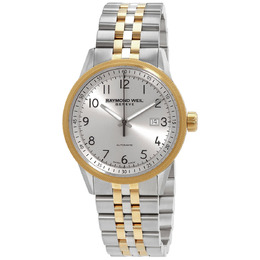 Raymond Weil Freelancer Automatic Silver Dial Two-Tone Mens Watch 2734-stp-05650