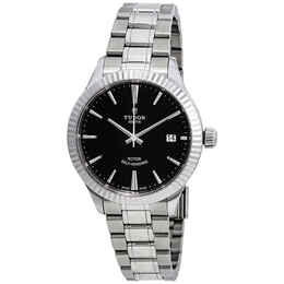 Tudor Style Automatic Black Dial Mens Watch 12510-0003