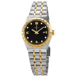 Tudor Royal Automatic Diamond Black Dial 28 mm Ladies Watch m28303-0005
