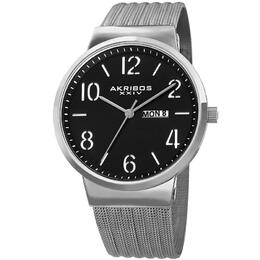 Akribos XXIV Womens Casual Quartz Black Dial Mens Watch p50182