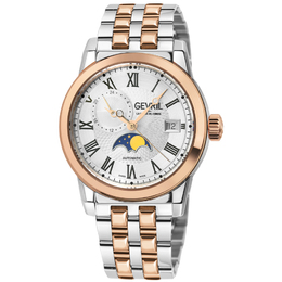 Gevril Madison Automatic White Dial Mens Watch, 2593