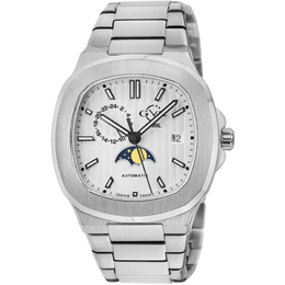 Gevril Potente White Dial Mens Watch Model: 18400B