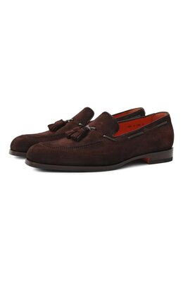 Santoni: Коричневые туфли 