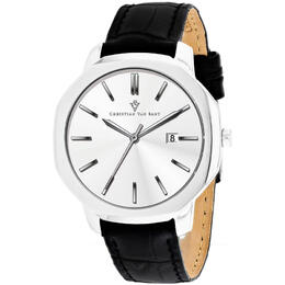 Christian Van Sant CV0531 Octavius Slim Men's Watch - Silver Dial, Stainless Steel Case
