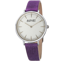 August Steiner AS8187PU White Dial Ladies' Watch