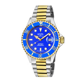 Gevril Wallstreet Automatic Blue Dial Mens Watch 4856A
