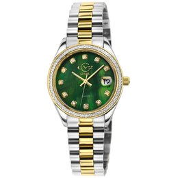 GV2 Gevril Turin 12428B - Diamond Mother of Pearl Dial Ladies Watch