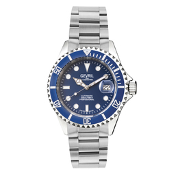 Gevril Wallstreet 4851A Mens Automatic Blue Dial Watch