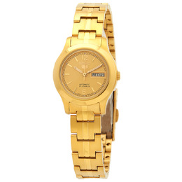 Seiko 5 Automatic Gold Dial Ladies Watch syme02k1