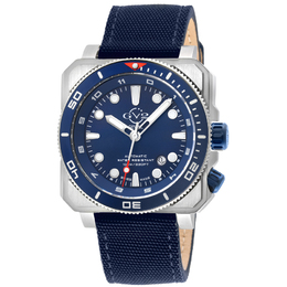Gevril XO Submarine Automatic Blue Dial Mens Watch Model 4542 GV2