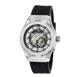 Porsamo Bleu Cruz 1221BCRR Automatic Mens Watch Silver Dial