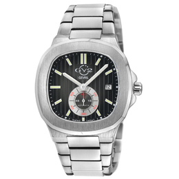 Gevril Potente Black Dial Mens Watch Model 18301B