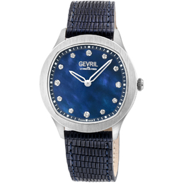 Gevril Morcote Diamond Mother of Pearl Dial Ladies Watch, 10043