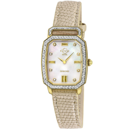 GV2 by Gevril Pavia Diamond Mother of Pearl Dial Ladies Watch 13404