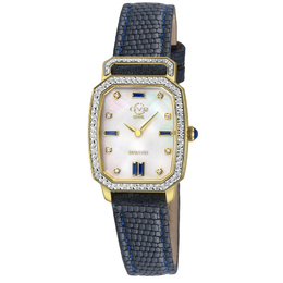 GV2 by Gevril Pavia Diamond Mother of Pearl Dial Ladies Watch 13406