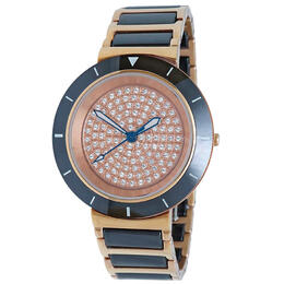 Oniss Toulon Quartz Rose Gold Dial Ladies Watch on7263