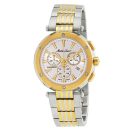 Mathey-Tissot Neptune Chrono Chronograph Quartz Silver Dial Mens Watch H912CHBI