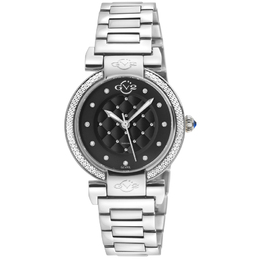 Gevril Berletta Quartz Diamond Black Dial Ladies Watch 1543B