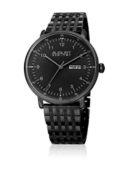 August Steiner Black Dial Mens Watch AS8215BK
