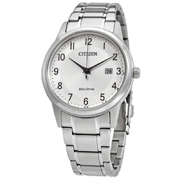 Citizen Eco-Drive Silver Dial Mens Watch aw1231-58b
