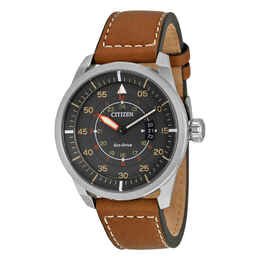 Citizen Avion Dark Grey Dial Mens Watch aw1361-10h