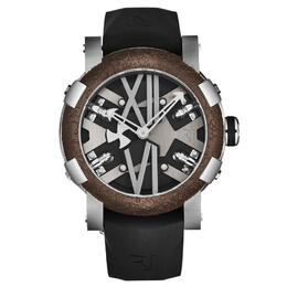 RJ Steampunk Automatic Black Dial Mens Watch rj.st.au.101.10