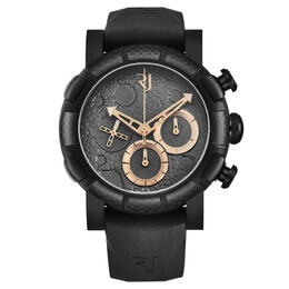 RJ Moon Dust Chronograph Automatic Grey Dial Mens Watch rj.md.ch.403.20