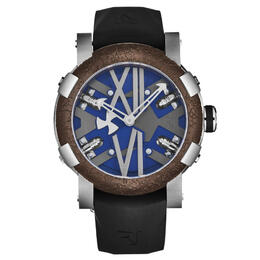 RJ Steampunk Automatic Blue Dial Mens Watch rj.st.au.501.10