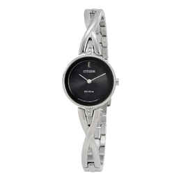 Citizen Silhouette Black Dial Ladies Watch ex1420-50e