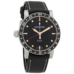 Graham Fortress GMT Automatic Black Dial Mens Watch 2fobc.b03a