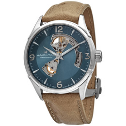Hamilton Jazzmaster Open Heart Automatic Blue Dial Mens Watch h32705842