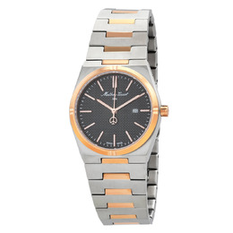 Mathey-Tissot D1162 - Elegant Ladies' Watch with Rose Gold & Silver Elements