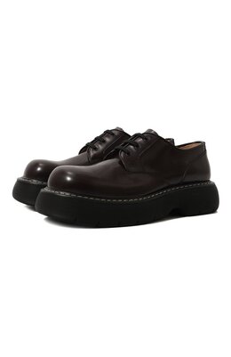 Bottega Veneta: Бордовые туфли 