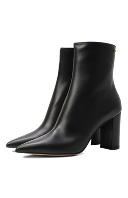 Gianvito Rossi: Чёрные ботинки 