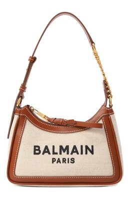 Balmain: Бежевая сумка  B-Army