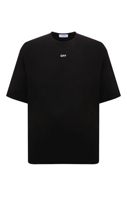 Off-White: Хлопковая футболка 